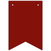 Red Christmas Bunting Fahnen - Klassischer Urlaub Wimpelkette (Dritte Fahne)