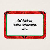 Red Christmas Business Geschenkgutschein (Rückseite)