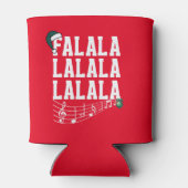 Red Christmas Carrol Themed Can Cooler Dosenkühler (Rückseite)