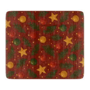 Red Christmas Classic Holiday Cutting Board Schneidebrett