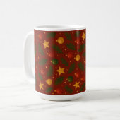 Red Christmas Coffee Tasse - Klassisches Weihnacht (Vorderseite Links)