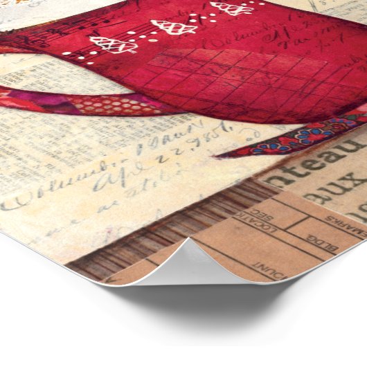 Red Christmas Cup Poster (Ecke)