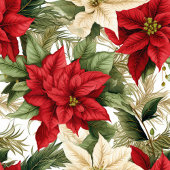 Red Christmas Curtain Floral Touch for the Home Duschvorhang