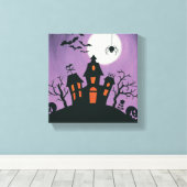 Red Christmas Decoration Joy Leinwanddruck (Insitu (Holzboden))