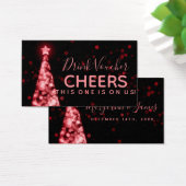 Red Christmas Drink Voucher (Schreibtisch)