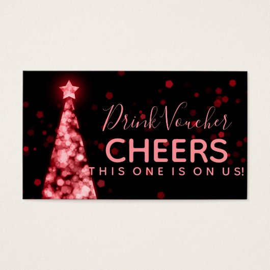 Red Christmas Drink Voucher (Vorderseite)