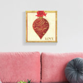 Red Christmas DZcor Hope Leinwanddruck (Insitu (Wohnzimmer))