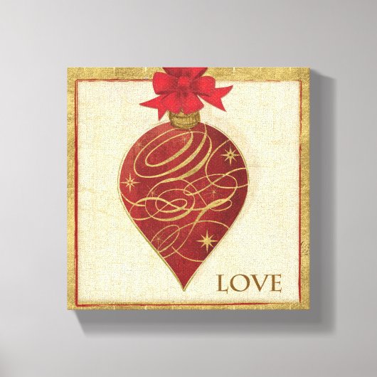 Red Christmas DZcor Hope Leinwanddruck (Vorderseite)