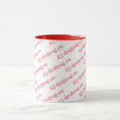 Red Christmas Eve Tasse (Zentrum)