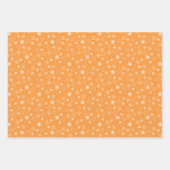 Red Christmas Festive Village Birds and Snowflakes Geschenkpapier Set (Vorderseite 3)