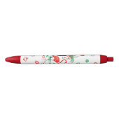 Red Christmas Flamingo Baubles Stift (Vorderseite)