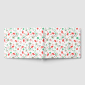 Red Christmas Flamingo Multi Gästebuch (Voll)
