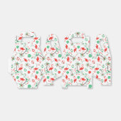 Red Christmas Flamingo Multi Gevor Box Gable Geschenkschachtel (Ungefaltet)