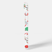 Red Christmas Flamingo Multi iPhone Case-Mate iPhone Hülle (Rückseite / Links)