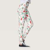 Red Christmas Flamingo Multi Leggings (Rechts)