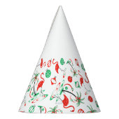 Red Christmas Flamingo Multi Party Hut Partyhütchen (Links)