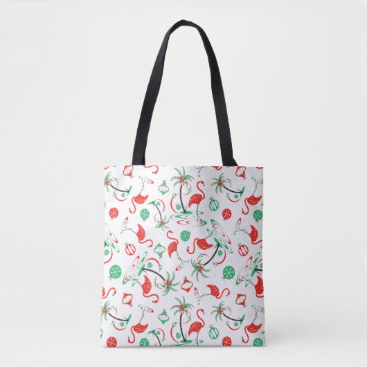 Red Christmas Flamingo Multi überall in der Tasche (Vorderseite)