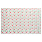 Red Christmas Flamingo Stoff kleines Muster (Yard (91,4 cm))
