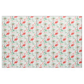 Red Christmas Flamingo Stoff kleines Muster (Fat Quarter (45,7 x 55,9 cm))