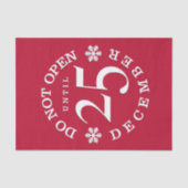 Red Christmas Funny nicht öffnen Gewebe Papier (Vorderseite)