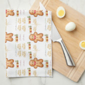 red Christmas  happy day and Christmas Geschirrtuch (Viertel Falte)