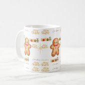 red Christmas happy day and Christmas Kaffeetasse (Vorderseite Links)