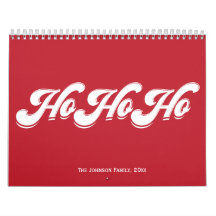 Red Christmas Ho Ho Ho Ho Kalender