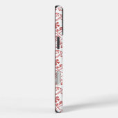 Red Christmas Icon Muster Case-Mate iPhone Hülle (Rückseite / Rechts)