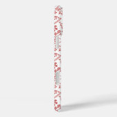 Red Christmas Icon Muster Case-Mate iPhone Hülle (Rückseite / Rechts)