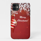 Red Christmas iPhone Case (Rückseite)