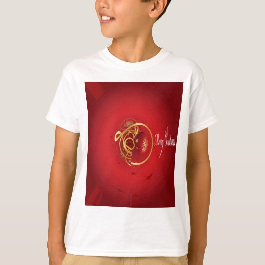 Red Christmas Jingle Bells haben einen gesegneten T-Shirt (Vorderseite)