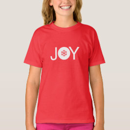Red Christmas Joy Kids T - Shirt