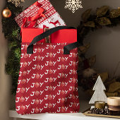 Red Christmas Joy Tote Bag Tasche