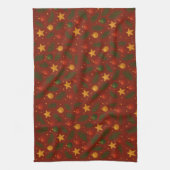 Red Christmas Kitchen Handtuch - Klassischer Holid (Vertikal)