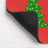 Red Christmas Mouse Pad Mousepad (Ecke)