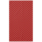 Red Christmas Nordic Folk Snowflake Muster Tischdecke (Vorderseite)