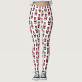 Red Christmas Nutcracker Ballett-Leggings Leggings (Vorderseite)