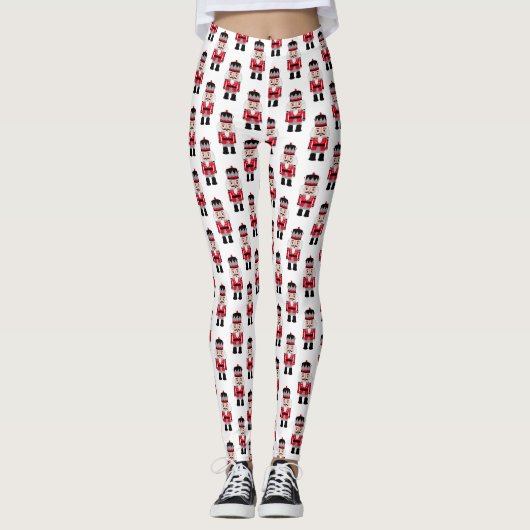 Red Christmas Nutcracker Ballett-Leggings Leggings (Vorderseite)