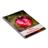 Red Christmas Ornament Notebook Notizblock (Rechte Seite)