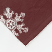 Red Christmas Ornaments Fleece Blanket (Ecke)