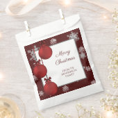 Red Christmas Ornaments Fvor Tasche Geschenktütchen (Ausgeschnitten)
