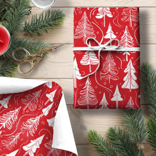 Red Christmas Pattern#6 ID1009 Geschenkpapier