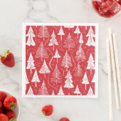 Red Christmas Pattern#6 ID1009 Serviette (Beispiel)