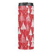 Red Christmas Pattern#6 ID1009 Thermosbecher (Rückseite)