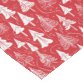 Red Christmas Pattern#6 ID1009 Tischdecke (Schrägansicht)