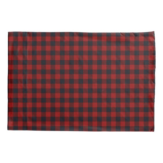 Red Christmas Pattern Fleece Blanket Kissenbezug (Rückseite)