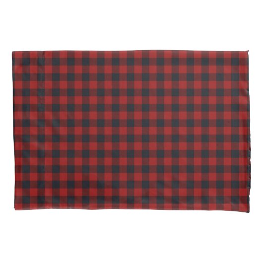 Red Christmas Pattern Fleece Blanket Kissenbezug (Vorderseite)