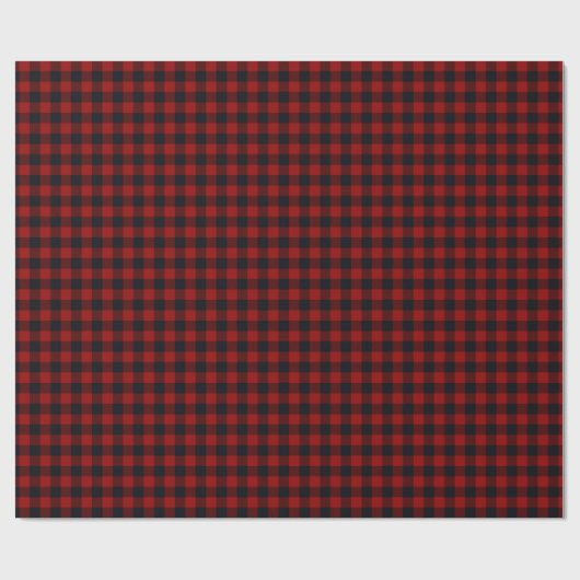 Red Christmas Pattern  Geschenkpapier (Flach)