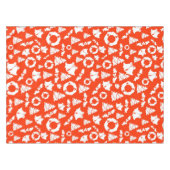 Red Christmas Pattern Tischdecke (Vorderseite (Horizontal))