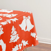 Red Christmas Pattern Tischdecke (Beispiel)